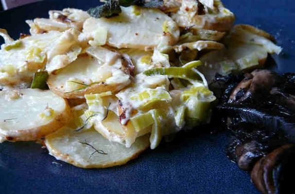 How To Make Potato and Leek Gratin | Recipe
