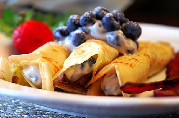 How To Make Reduced Fat Blueberry Cheesecake Crepes | Recipe