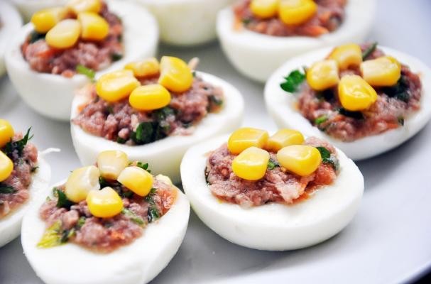 How To Make Tuna Stuffed Hard-Boiled Eggs | Recipe