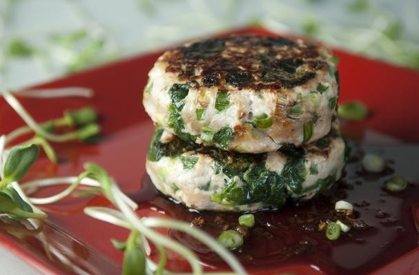 How To Make Turkey-Spinach Burgers With Sweet Soy-Ginger Sauce | Recipe
