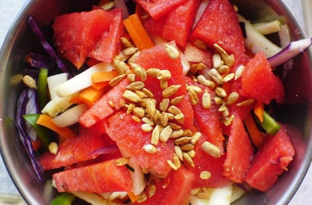 How To Make Watermelon, Zucchini, Carrot Salad | Recipe