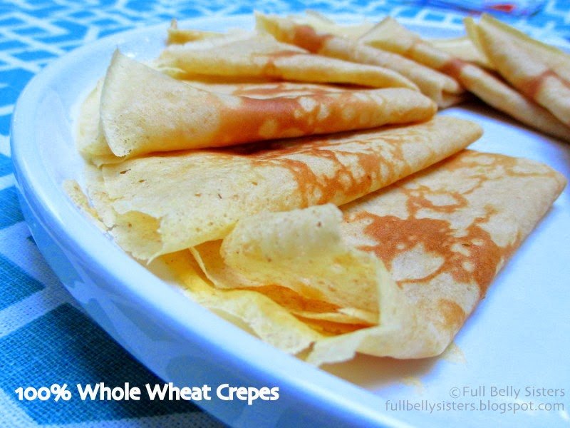 How To Make Simple Whole Wheat Crepes | Recipe